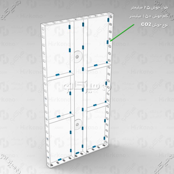 طراحی قالب مدولار فلری 100 × 50 سانتیمتر