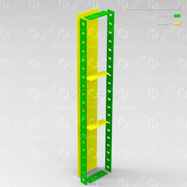 طراحی قالب فلزی مدولار با سایز 15 × 100 سانتیمتر